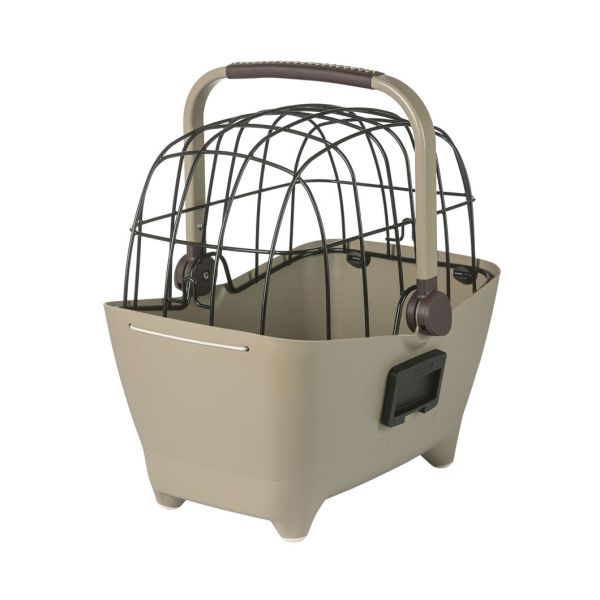 Basil Buddy KF hondenfietsmand voorop met bevestigingssysteem, geschikt voor honden en fietsaccessoires.
