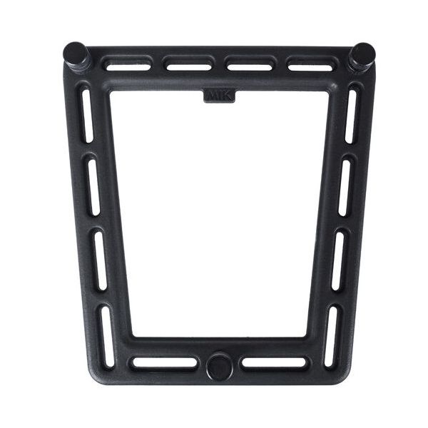 Basil Mik Side Frame Adapter zwart voor Basil Mik Side systeem, fietstas accessoires, bevestigingsadapter voor fietsbagage