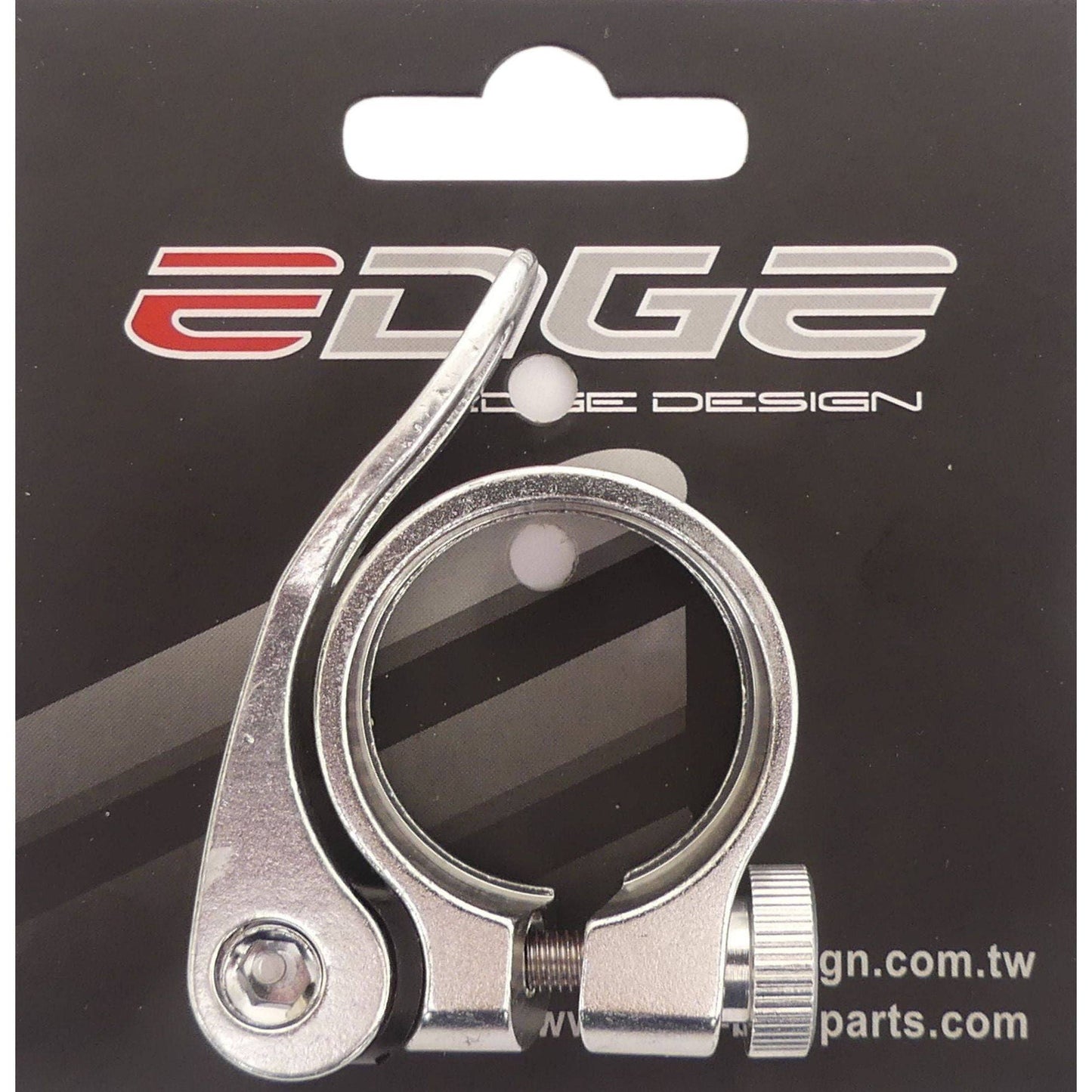Zadelpenklem Mm Edge Aluminium Met Snelspanner - Zilver - Le Coq Wielerartikelen