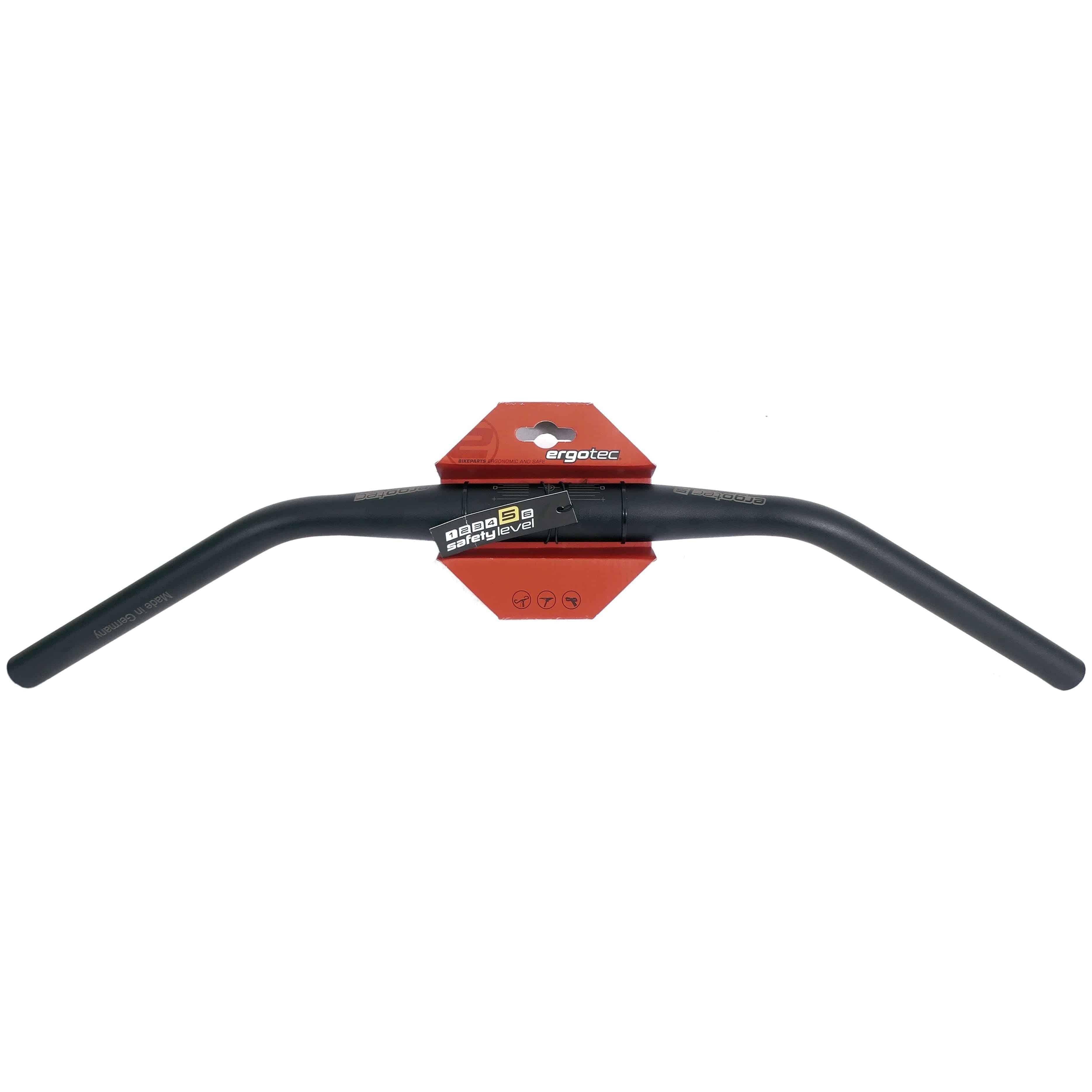 Stuur Ergotec Ladytown Ø31.8Mm X 620 Mm 16 Mm Rise - Zwart Gezandstraald - Le Coq Wielerartikelen
