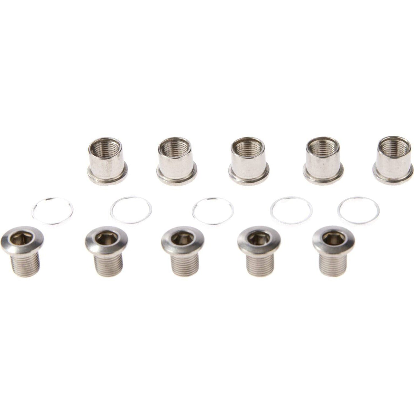 Miranda Ketting Bladbout + Moer + Ring Rvs L 10Mm (5) - Le Coq Wielerartikelen