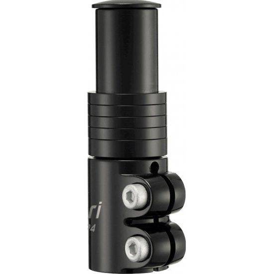 Satori Ahead Stuurpen-Adapter Up-4 Met Spacers - Mat Zwart - Le Coq Wielerartikelen