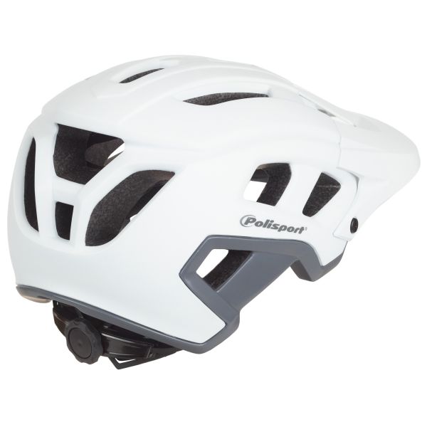 Polisport MTB helm mountain pro met ventilatiegaten en verstelbare riem, geschikt voor mountainbiken.