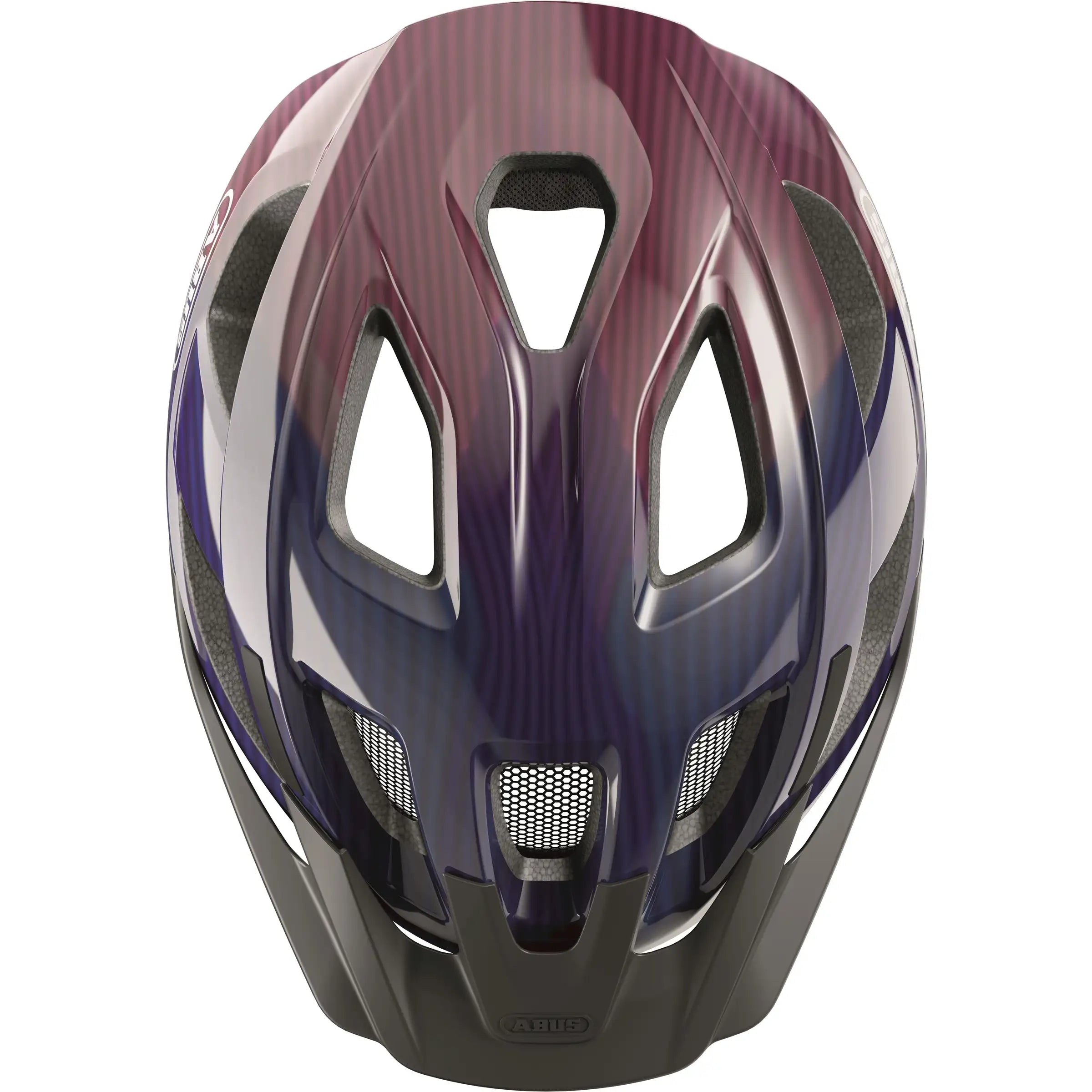Abus Aduro 3.0 e-bike helm met ventilatiegaten en verstelbare riem, zwart kleur, ontwerp voor veilig fietsen