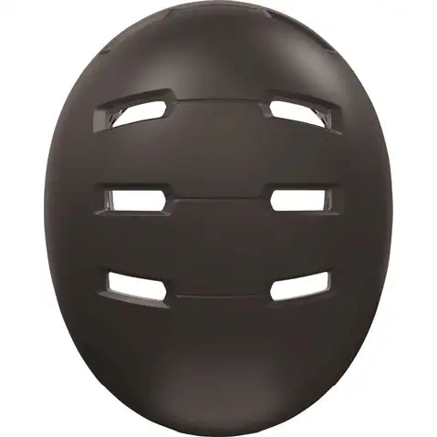 Abus Skurb Urban Safety MTB-helm met ventilatiegaten en verstelbare riem, ontworpen voor stads- en mountainbiken.