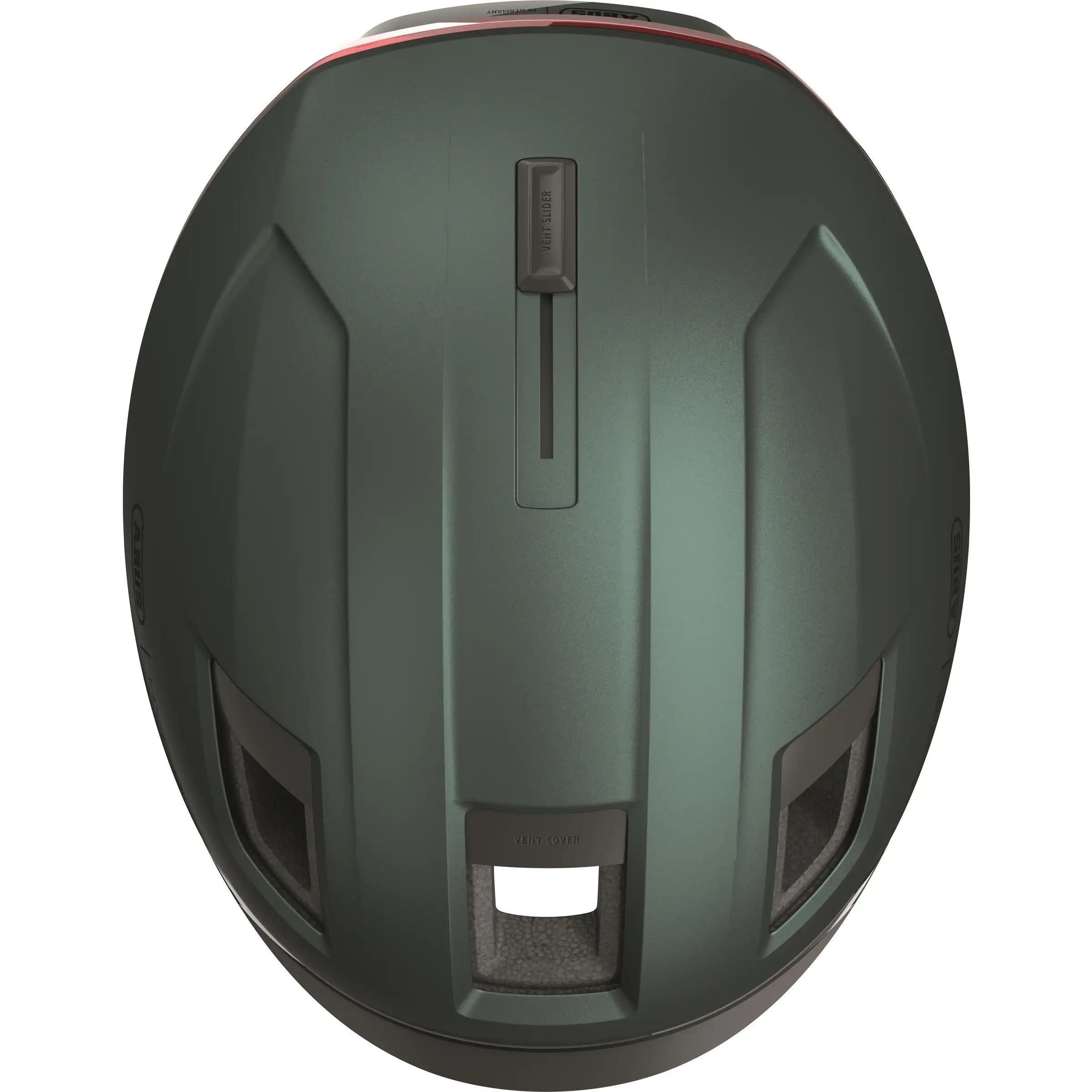 Abus Hyp-E Speed Pedelec fietshelm met geïntegreerde verlichting, zwart, aerodynamisch ontwerp en geavanceerde veiligheidskenmerken.