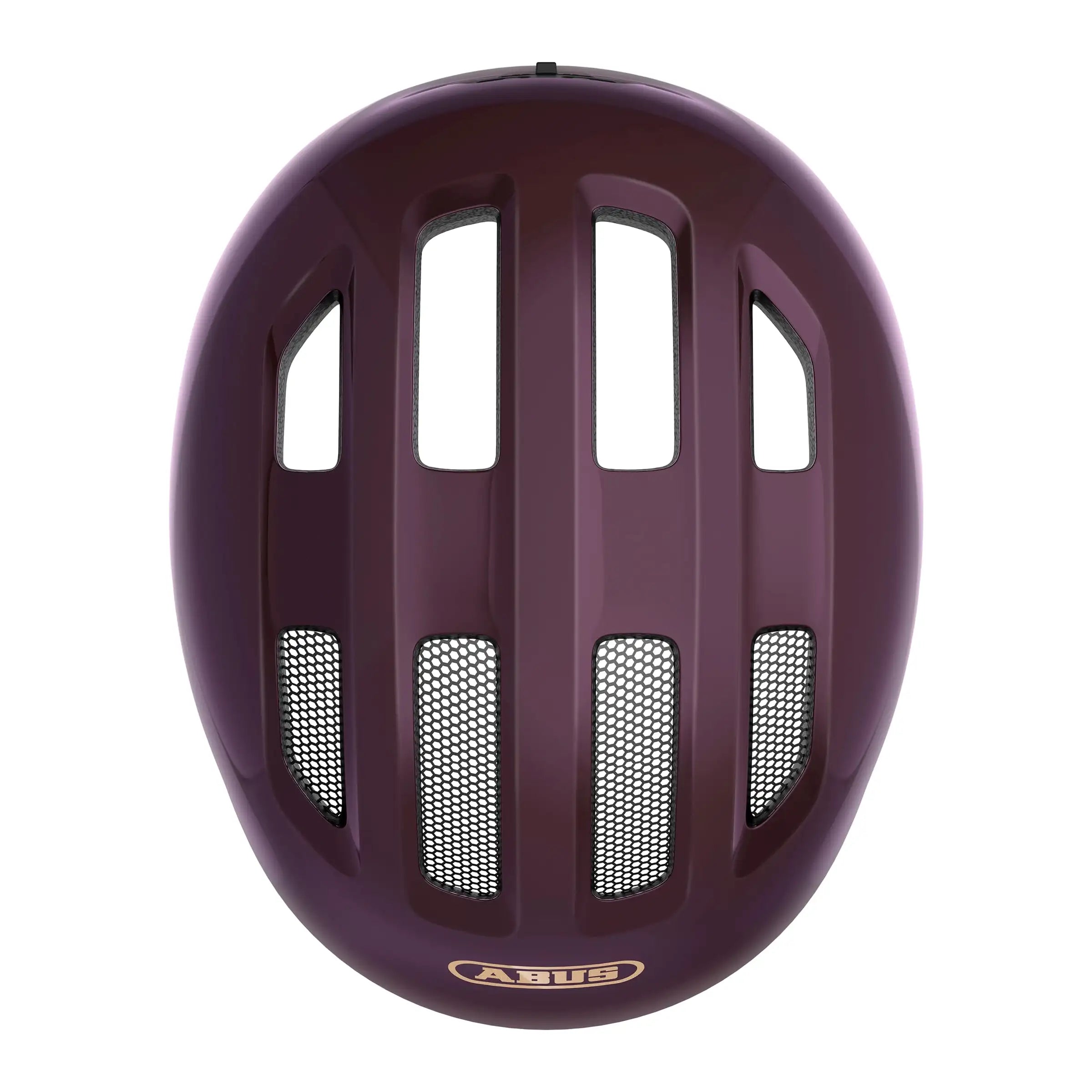 Abus Smiley 3.0 Ace Led kinderfietshelm met verstelbare band en heldere LED-verlichting, geschikt voor jonge fietsers.
