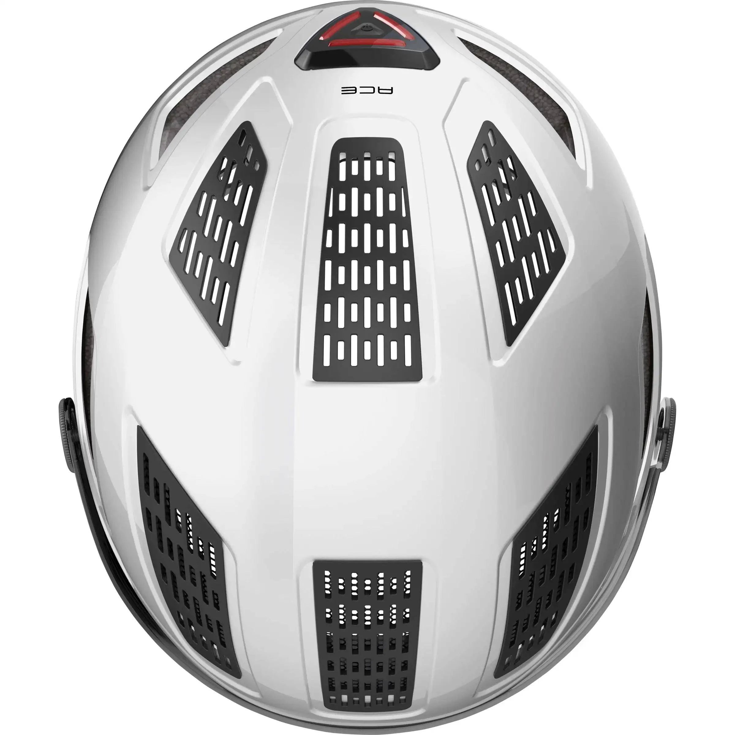 Abus Hyban 2.0 Ace speed pedelec fietshelm met ventilatiegaten en verstelbare riem, ideaal voor snelle e-bike ritten