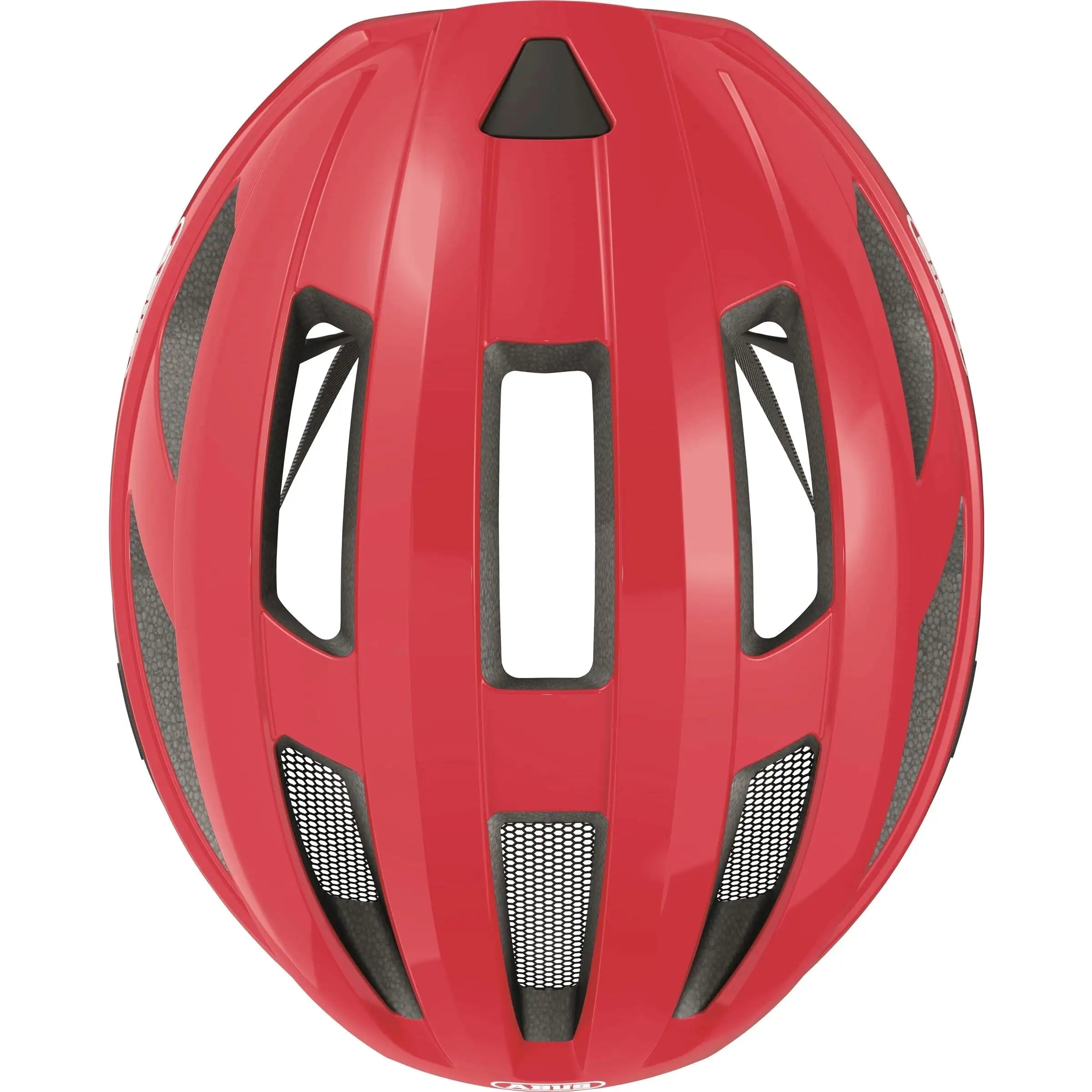 Abus Macator racefiets helm met goede ventilatie, sportieve instaphelm voor wielrenners, wit met ventilatiegaten