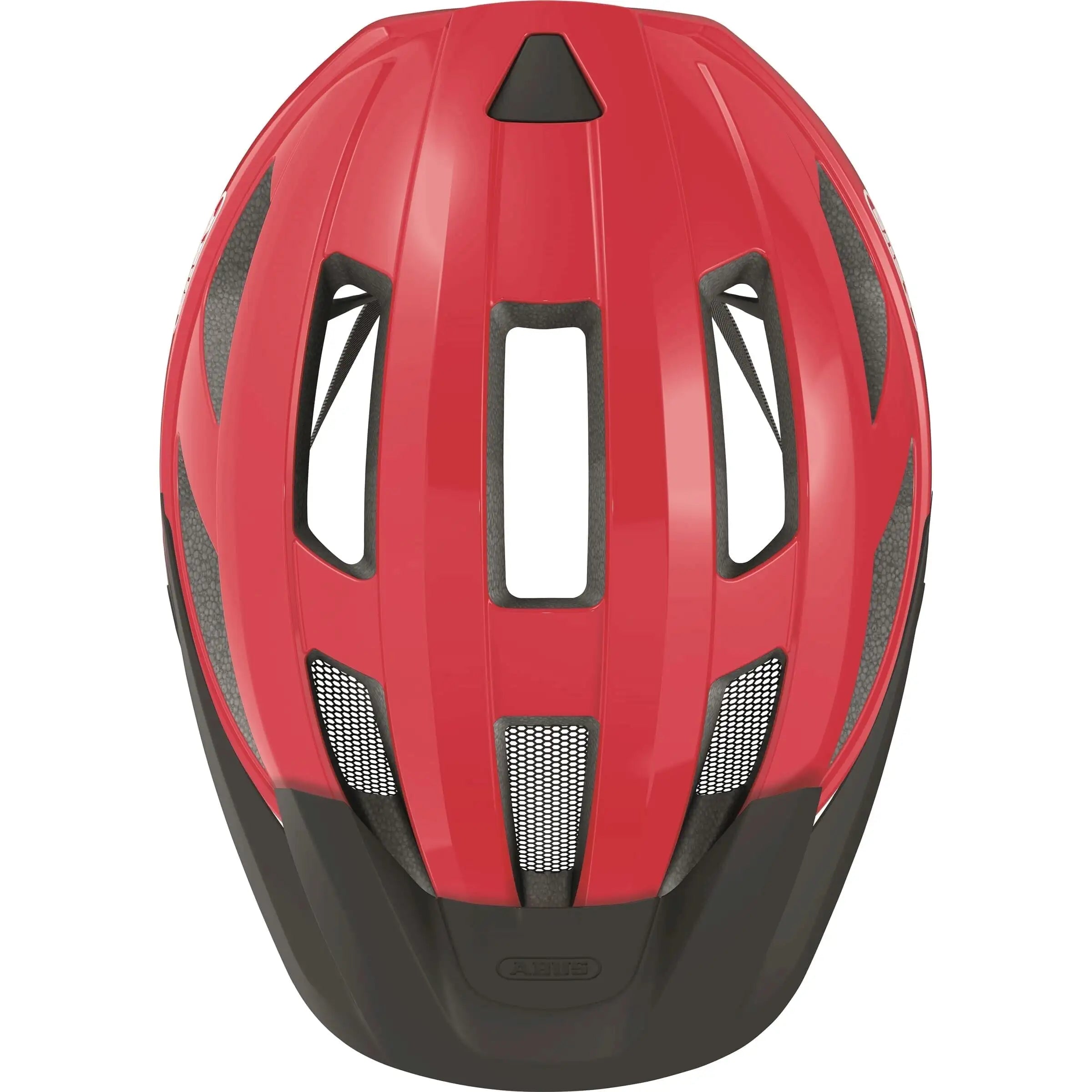 Abus Macator racefietshelm met goede ventilatie en sportief ontwerp, geschikt voor wielrenners, zichtbaar in de afbeelding.