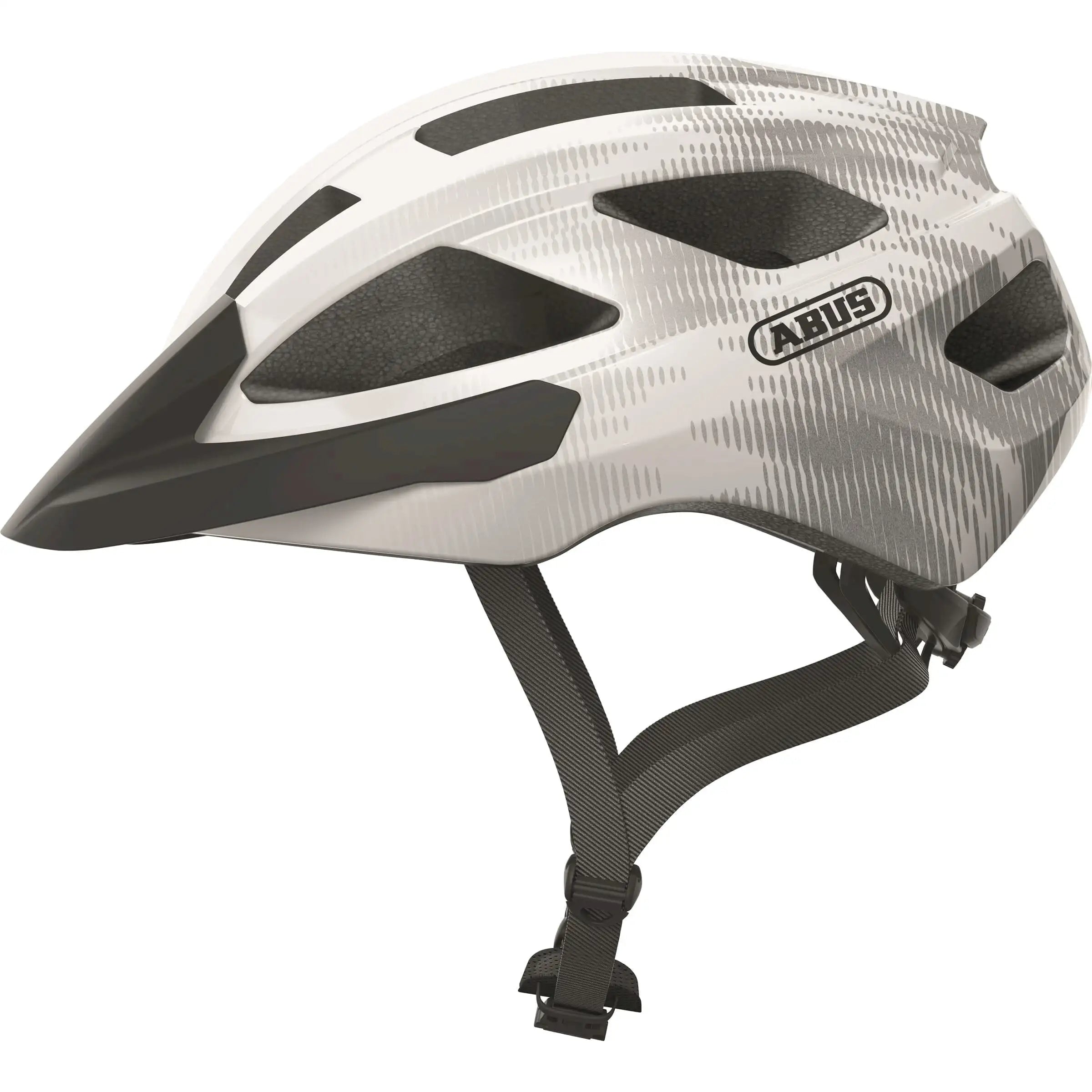 Abus Macator racefietshelm met goede ventilatie en sportief ontwerp, lichtgewicht instaphelm voor fietsers.
