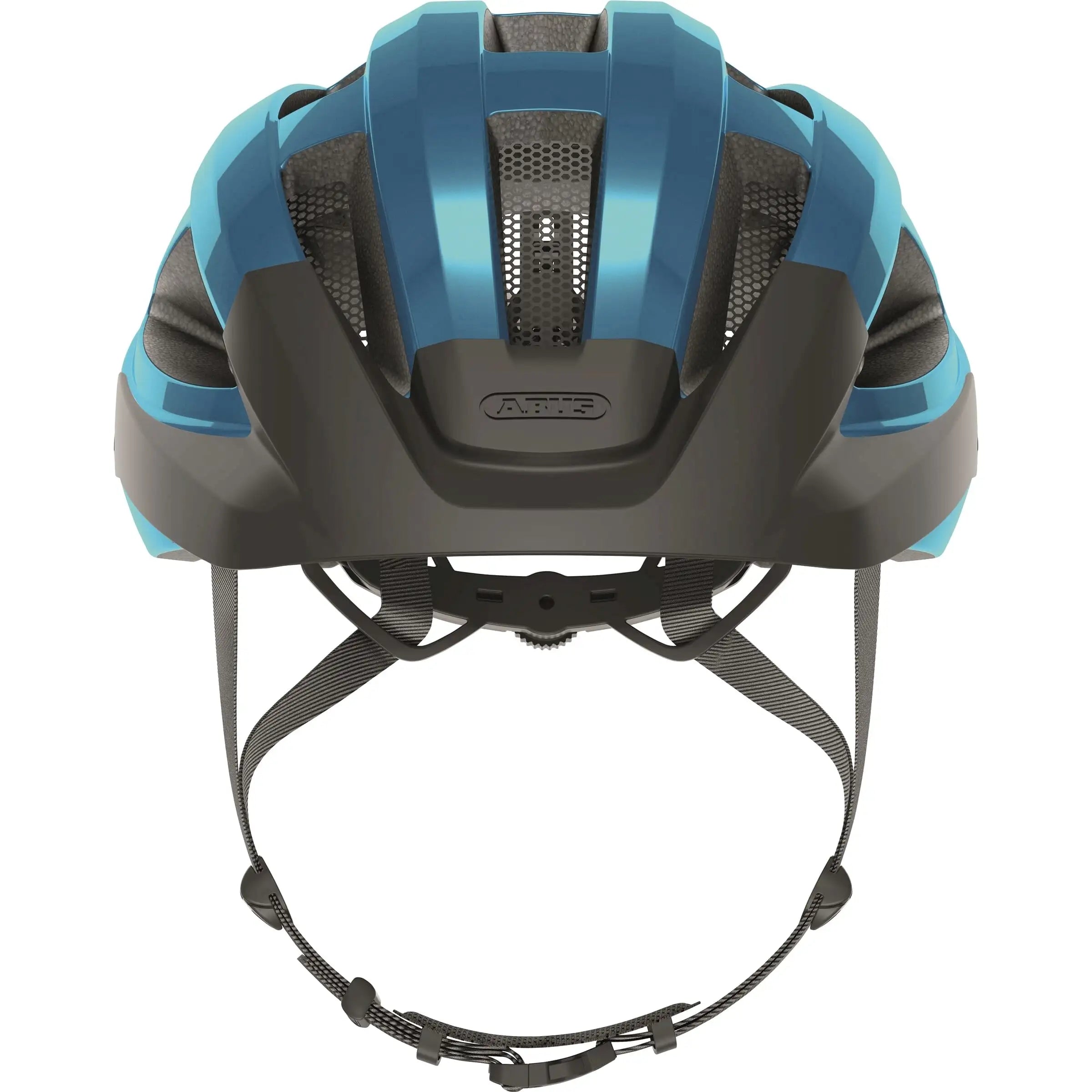 Abus Macator racefietshelm met goede ventilatie en sportief ontwerp, lichtgewicht en veilig voor wielrenners.