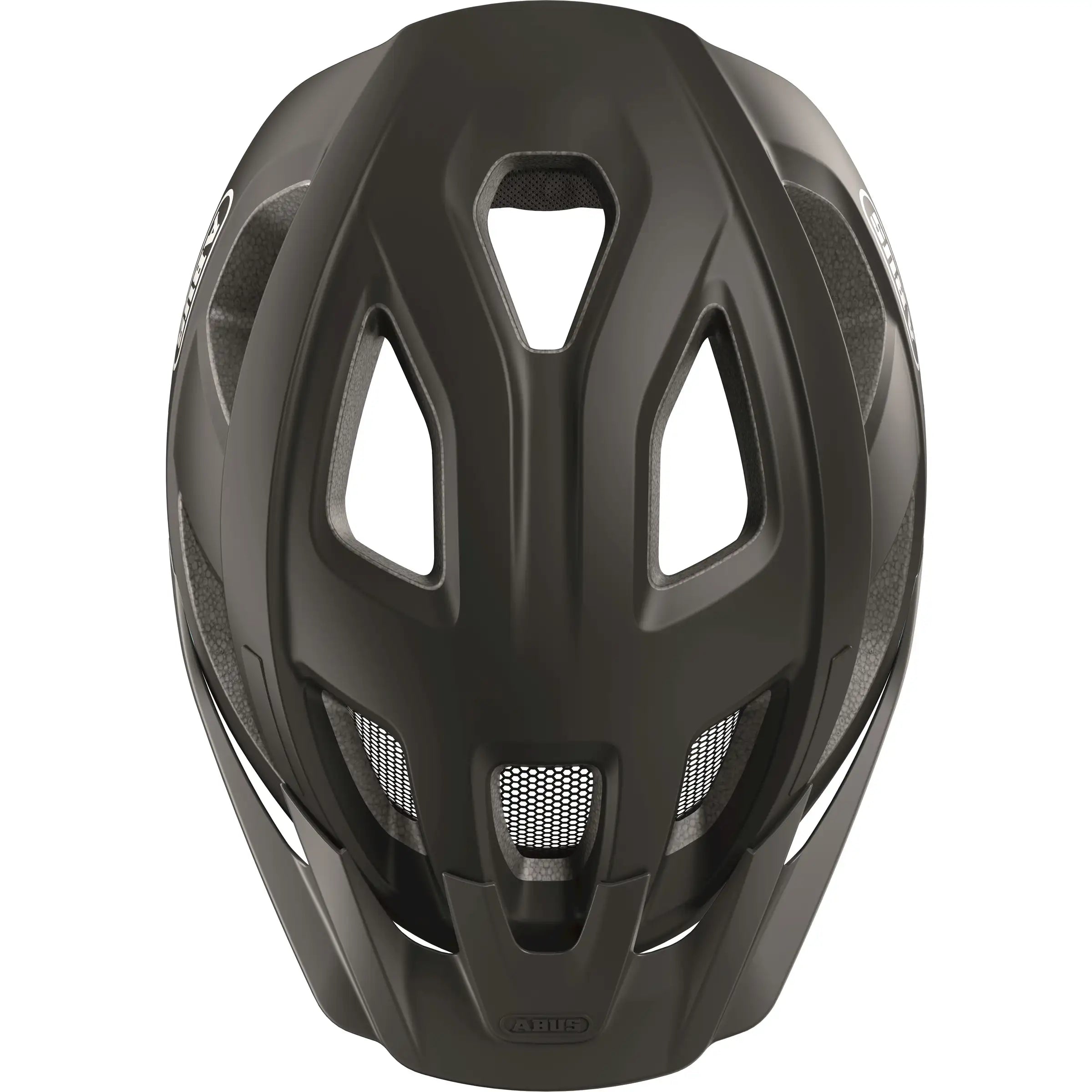 Abus Aduro 3.0 E-bike helm met ventilatiegaten en verstelbare riem, veilig en comfortabel voor fietsers.