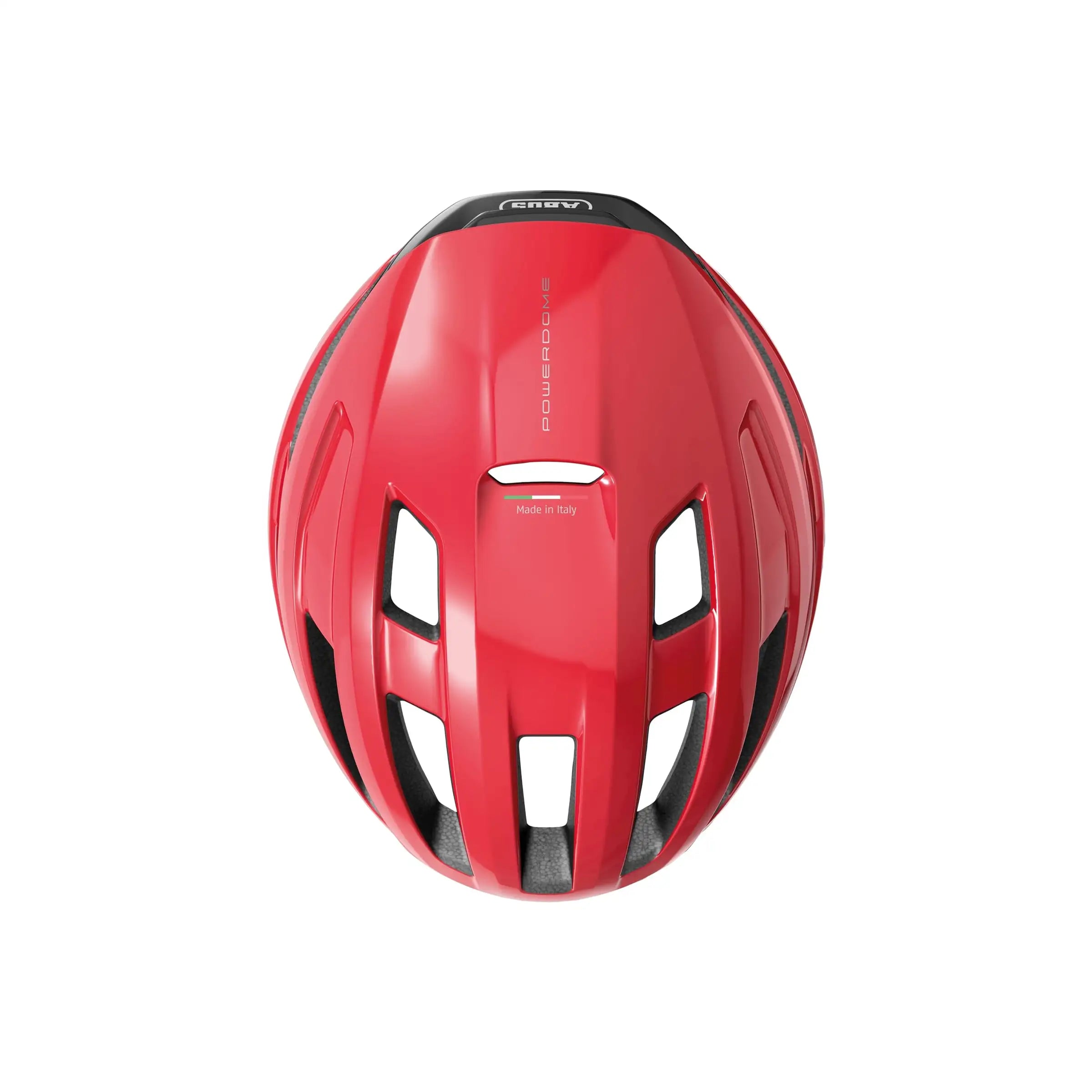 Abus racefietshelm Powerdome met ventilatie, zoom-ace sluiting, gemaakt in Italië, geschikt voor wielrenners, zichtbaar op de afbeelding