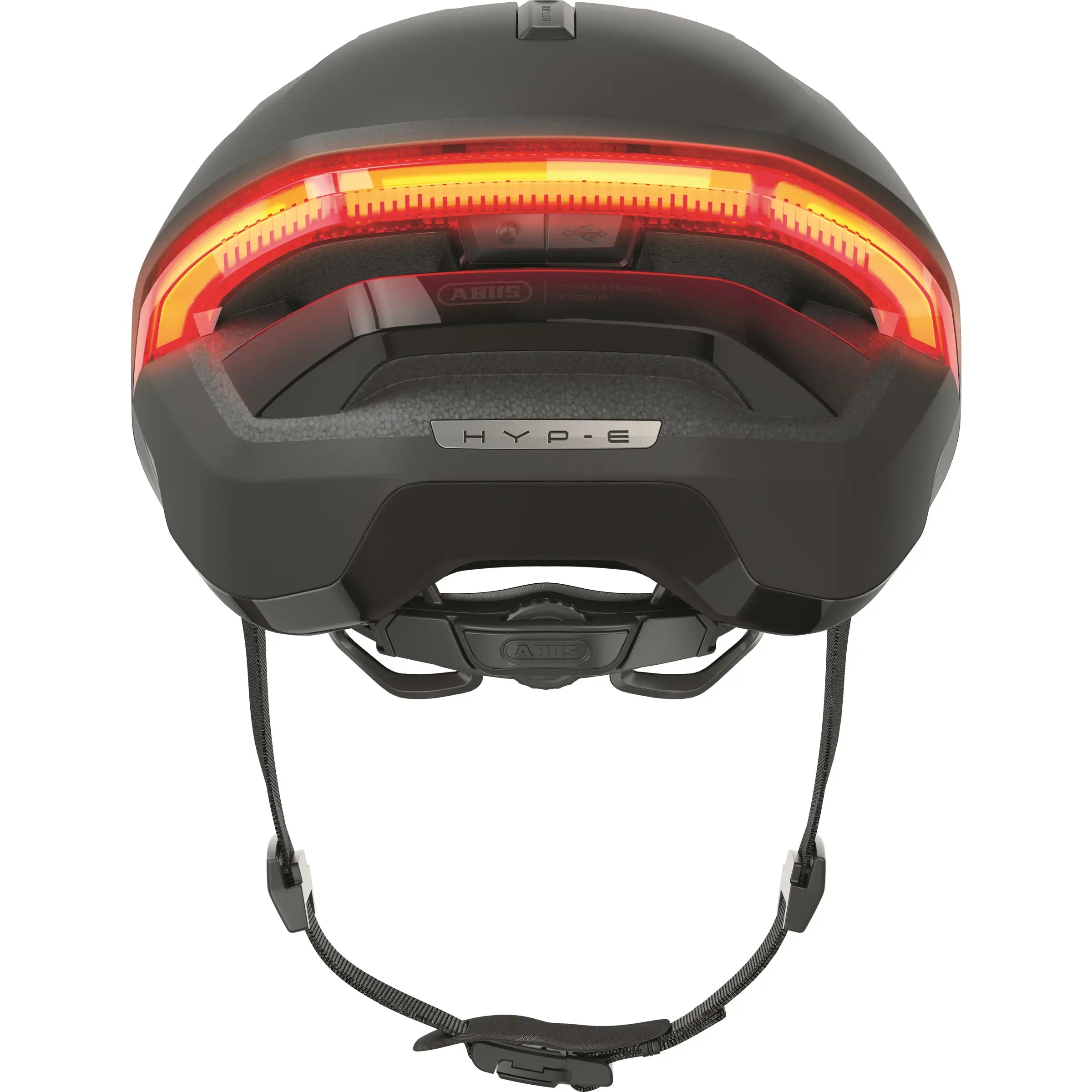 Abus Hyp-E Speed Pedelec helm met geïntegreerde verlichting en NTA 8776 keurmerk, veiligheidshelm voor elektrische fietsen