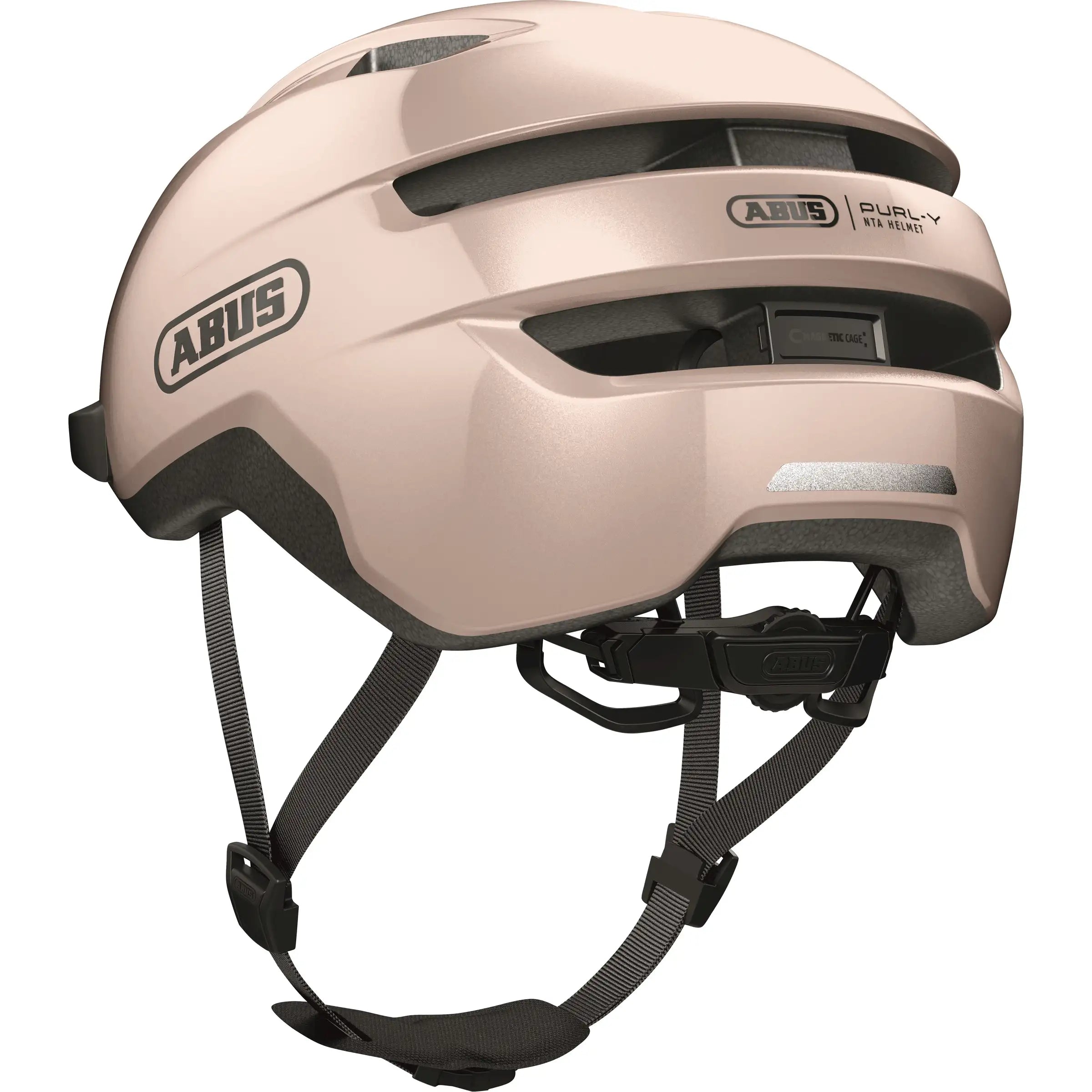 Abus Purl-Y speed pedelec fietshelm, NTA-geclassificeerd, lichtgewicht en aerodynamisch, zichtbaar in de afbeelding.