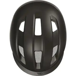 Abus Purl-Y Ace speed pedelec helm met aerodynamisch ontwerp en ventilatieopeningen, geschikt voor snelle e-bikes.