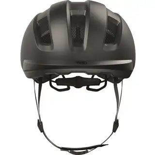 Abus Purl-Y Ace Speed Pedelec fietshelm met ventilatieopeningen en verstelbare riem, in zwart met groene details
