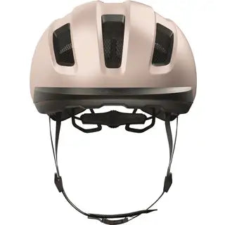 Abus Purl-Y Ace speed pedelec helm met aerodynamisch ontwerp en ventilatieopeningen, geschikt voor elektrische fietsen.