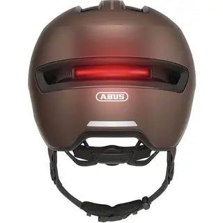 Abus E-bike helm Hud-Y, lichtgewicht en aerodynamisch fietshoofdbescherming met ventilatieopeningen en verstelbare riempjes