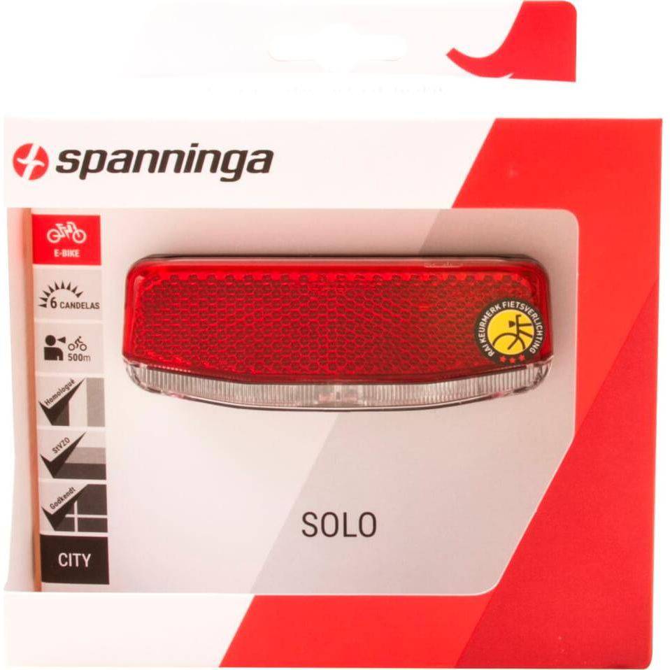 Spanninga Achterlicht Solo E-Bike 6-36V 50/80Mm - Le Coq Wielerartikelen