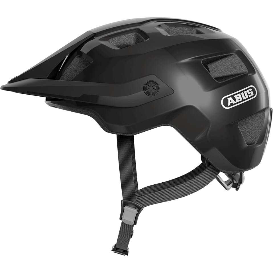 Abus Fietshelm Motrip Shiny - Zwart - Le coq wielerartikelen