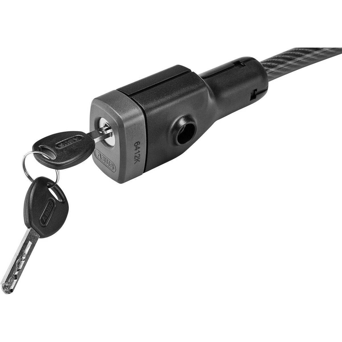 Abus Kabelslot Racer 6412K/85 Zwart - Le coq wielerartikelen