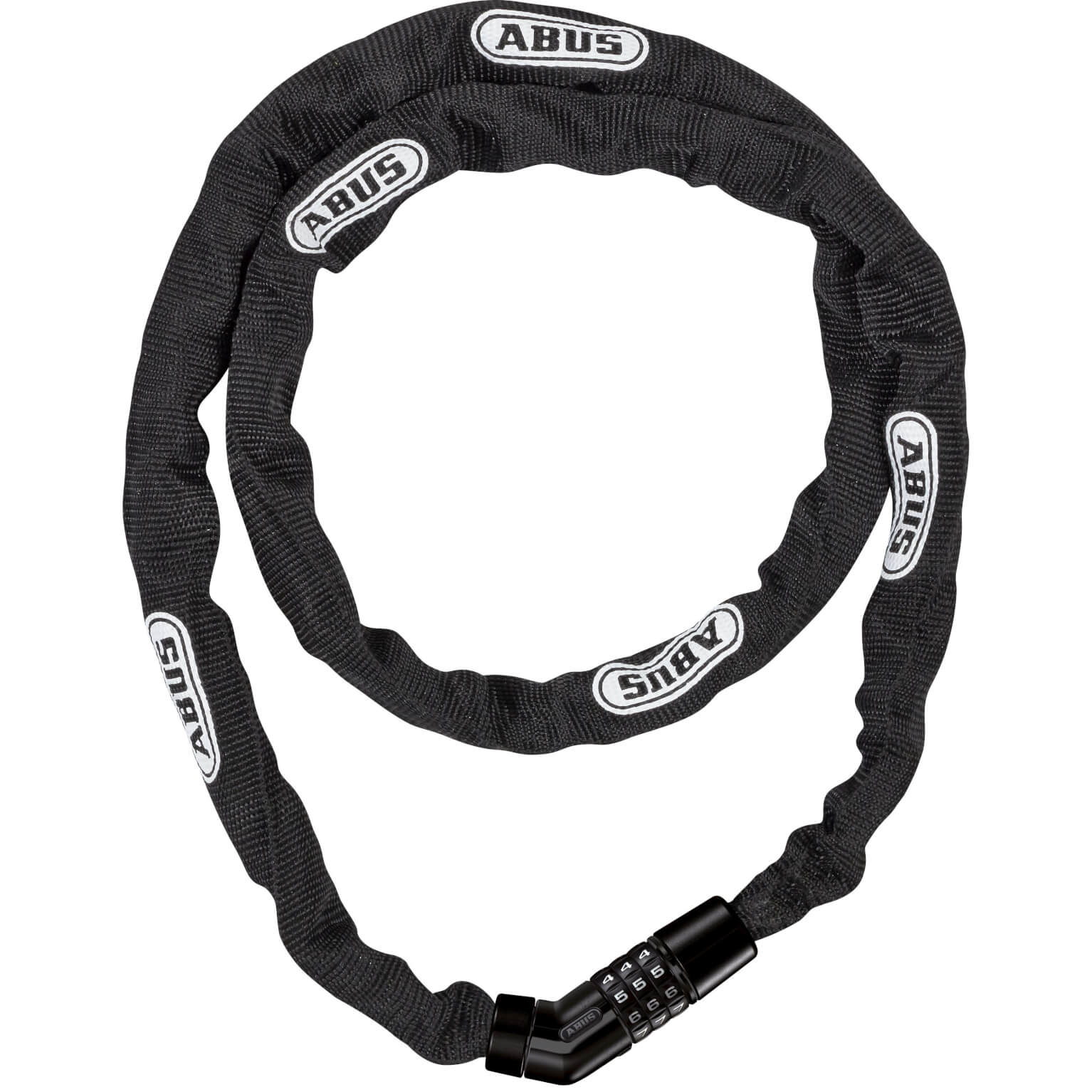 Abus Kettingslot Code Steel-O-Ketting 4804C/110 Zwart - Le coq wielerartikelen