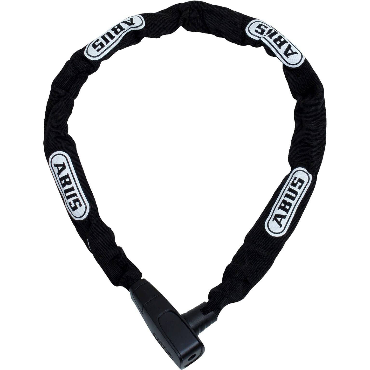 Abus Citychain 8800 kettingslot, 95 cm lang en 7 mm dik, zwart, stevig fietsslot voor stadsfietsen en beveiliging