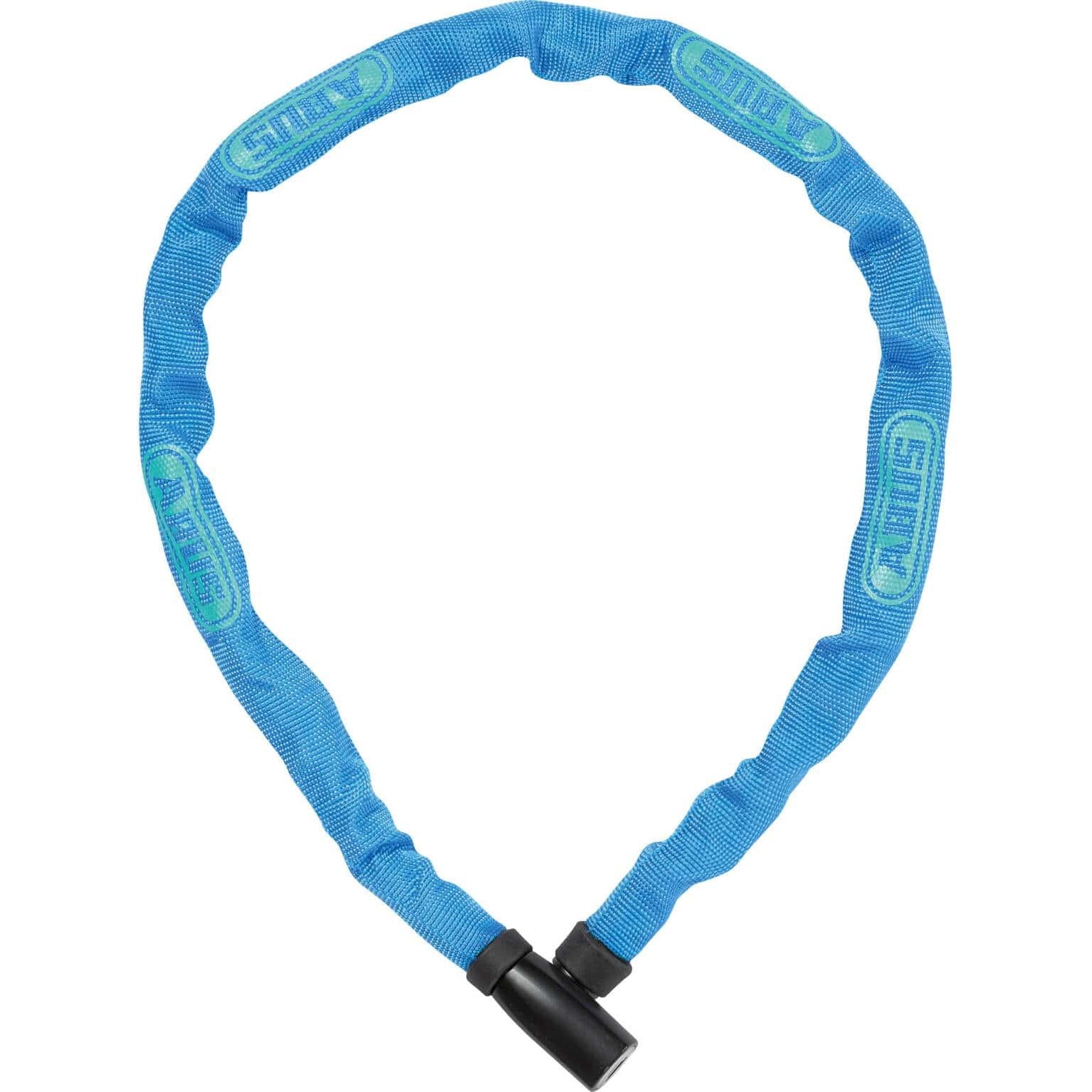 Abus Steel-O-Chain 4804K kettingslot, 75cm x 4mm, blauwe fietsbeveiliging met stevige ketting en slot.