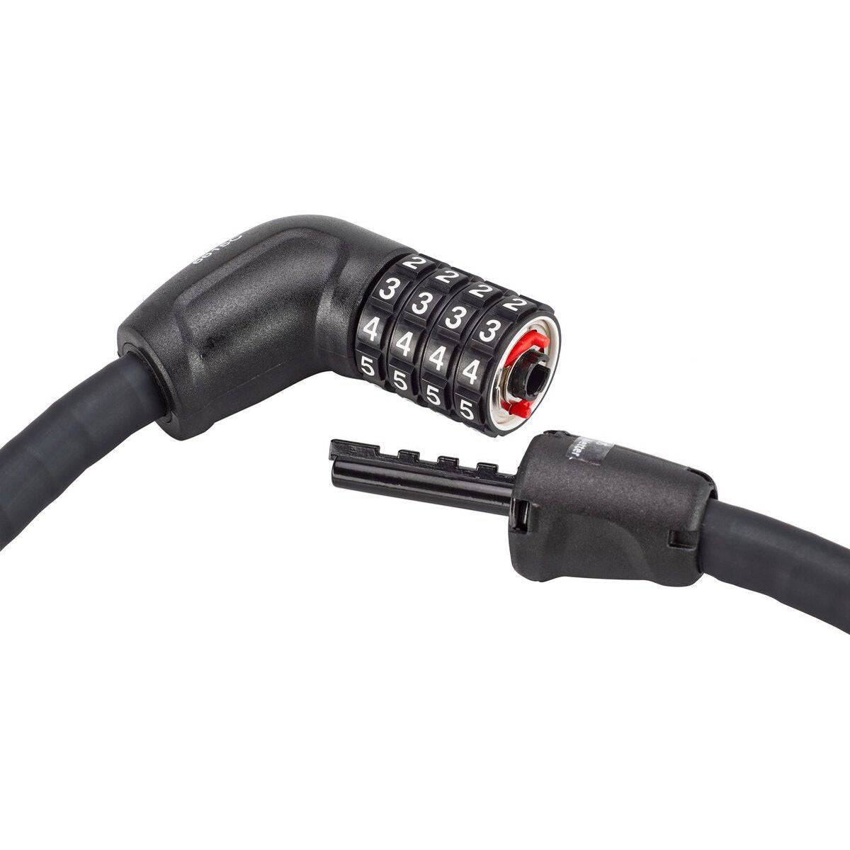 Abus Pantserkabel Code Tresorflex 6615C/120 Zwart - Le coq wielerartikelen