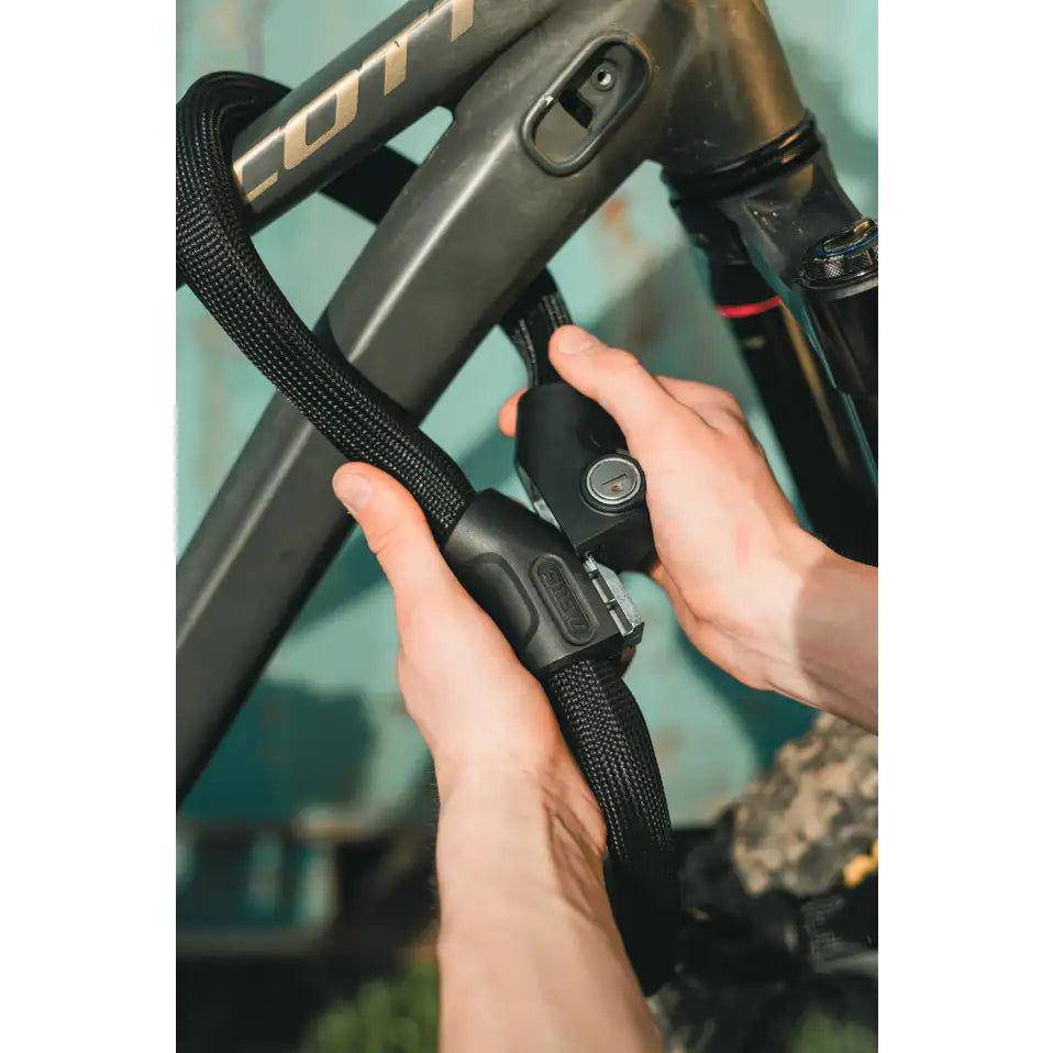 Abus kettingslot Infinity loop 1806/110 - Zwart - Le coq wielerartikelen