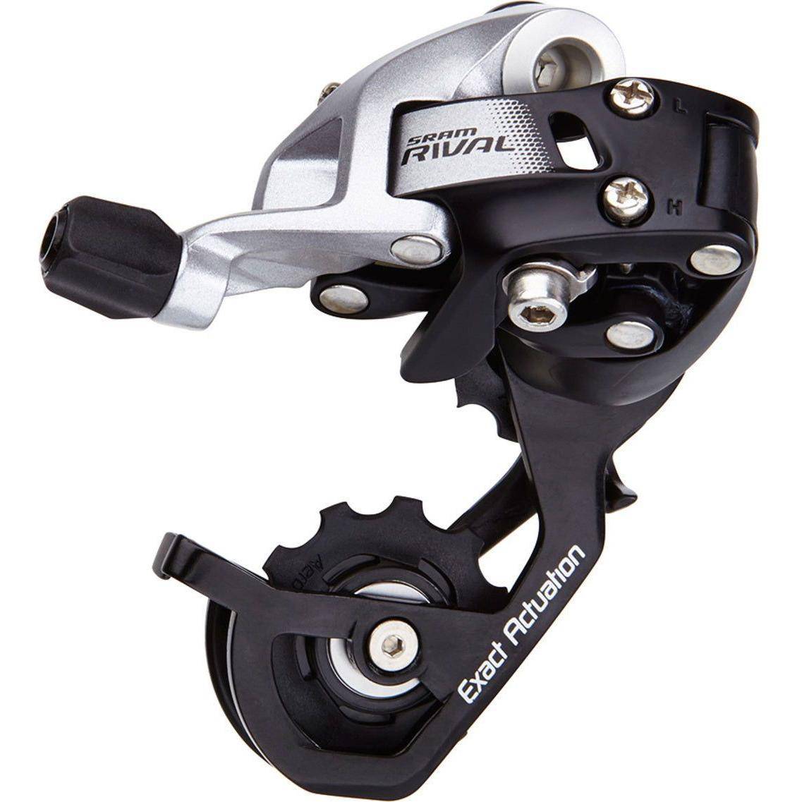 Achterderailleur Sram Rival22 11V Short Cage 28T Aluminium Zwart/Grijs - Le coq wielerartikelen
