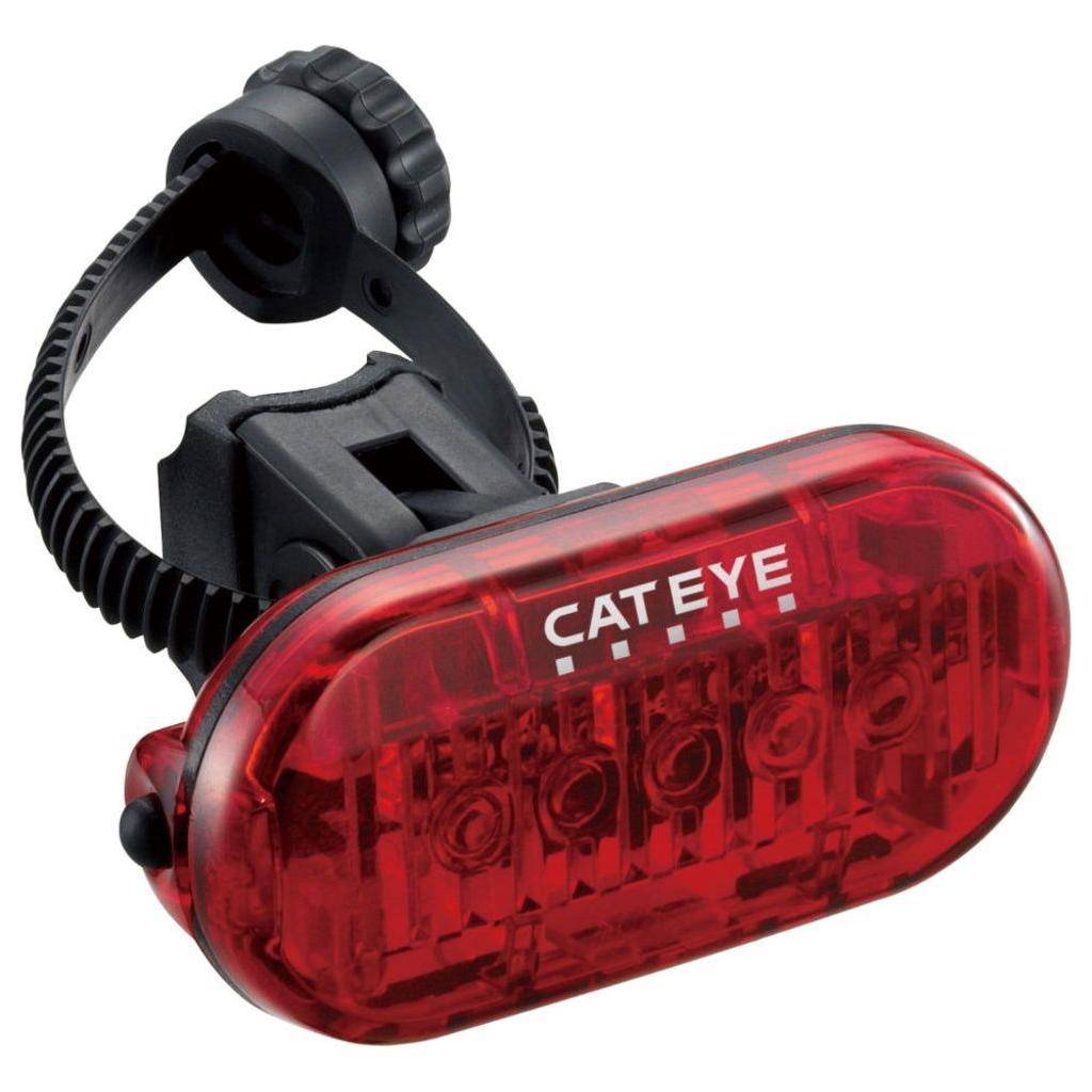 Achterlicht Cateye Omni 5 Tl-Ld155-R Led Batterij Zwart - Le coq wielerartikelen
