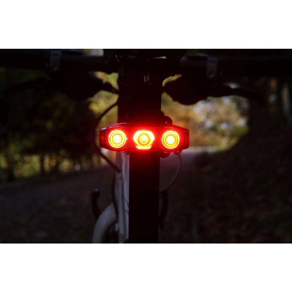 Achterlicht Cateye Viz300 Tl-Ld810-R Led Usb Oplaadbaar Accu Zwart - Le coq wielerartikelen