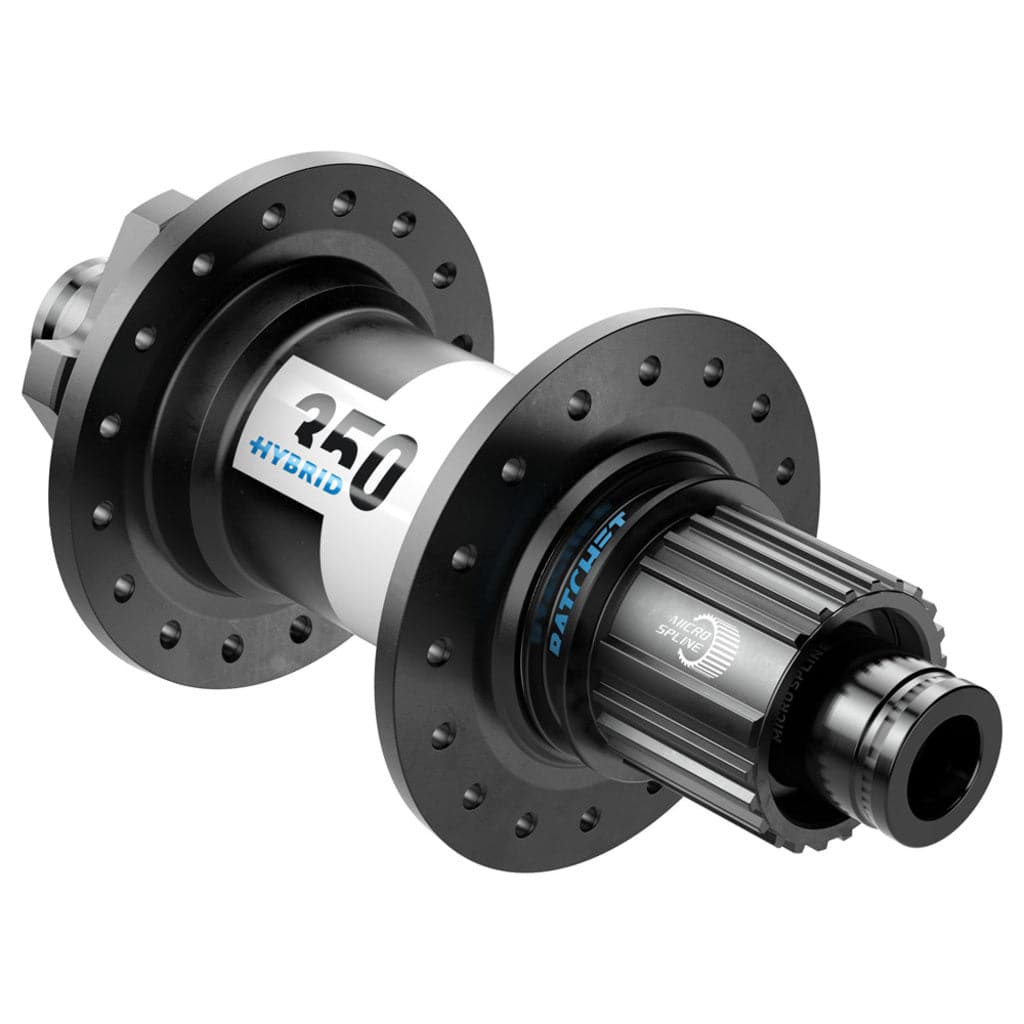 Achternaaf DT Swiss 350 Hybrid SH 12V ATB Boost Disc IS Aluminium 36G 148/12mm Zwart - Le coq wielerartikelen