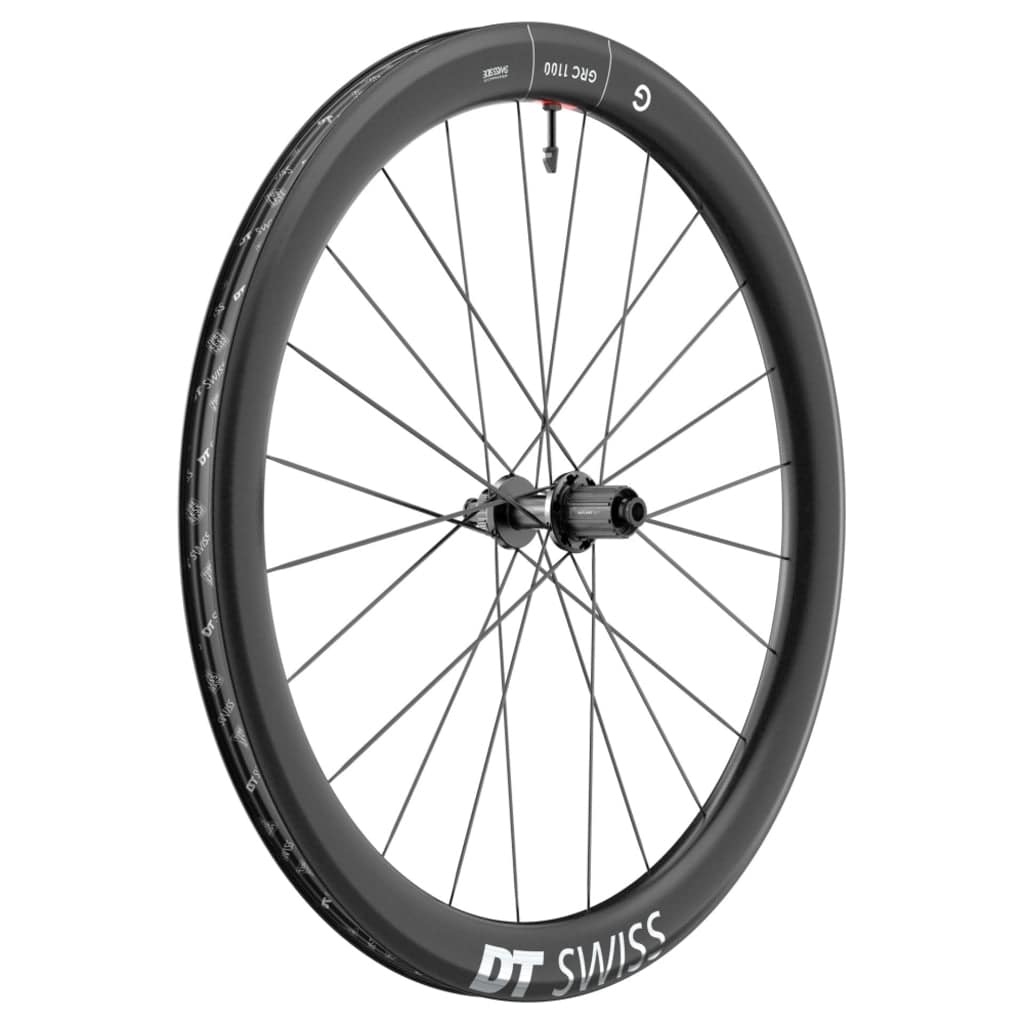 Achterwiel 28" DT Swiss GRC1100 Dicut 50 DB SH 10/11V Disc CL Carbon Zwart - Le coq wielerartikelen