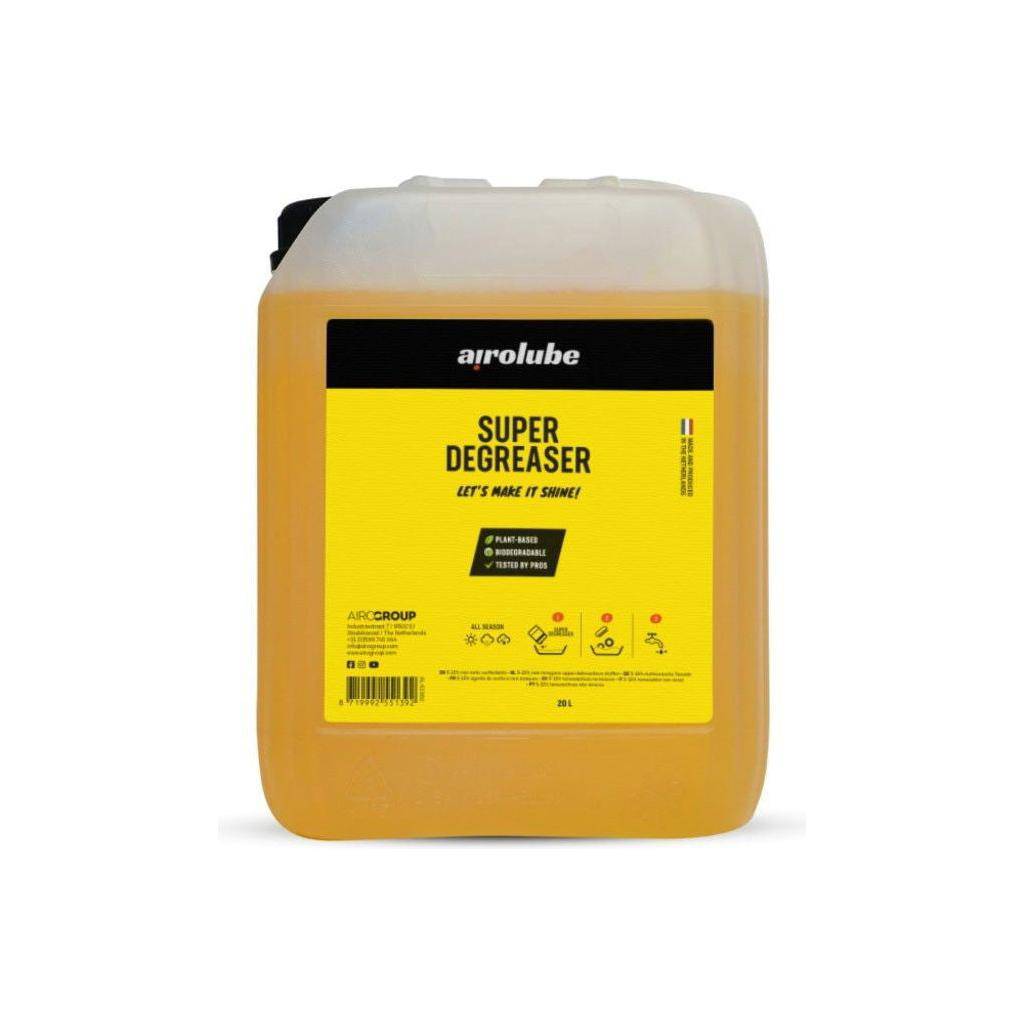 Airolube Super Degreaser plantaardige ontvetter voor schoonmaakmiddelen, fles met spray, geschikt voor het verwijderen van vet en vuil.