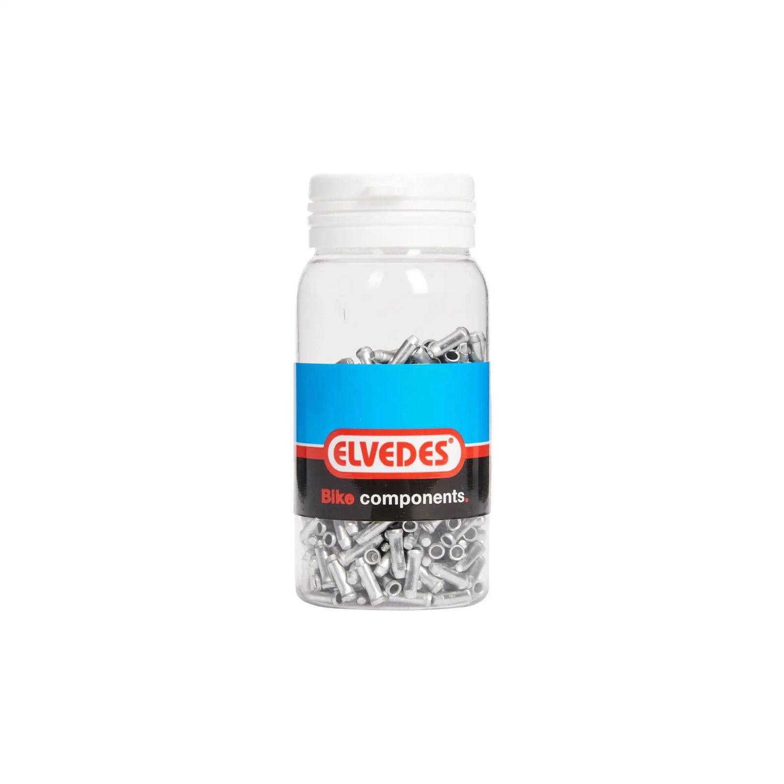Anti-Rafel Nippel Elvedes Ø2.3Mm Aluminium - Zilver (500 Stuks) - Le coq wielerartikelen