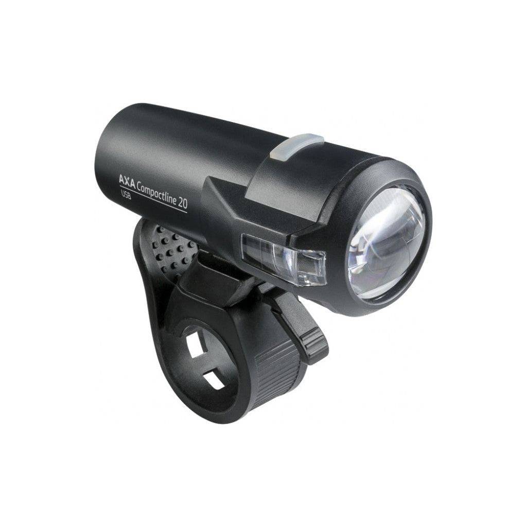Axa Compactline Oplaadbaar Koplamp - Le coq wielerartikelen