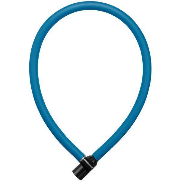 Axa Resolute 6-60 kabelslot van 60 cm lang en 6 mm diameter, zwart kunststof beveiligingskabel voor fietsen en accessoires