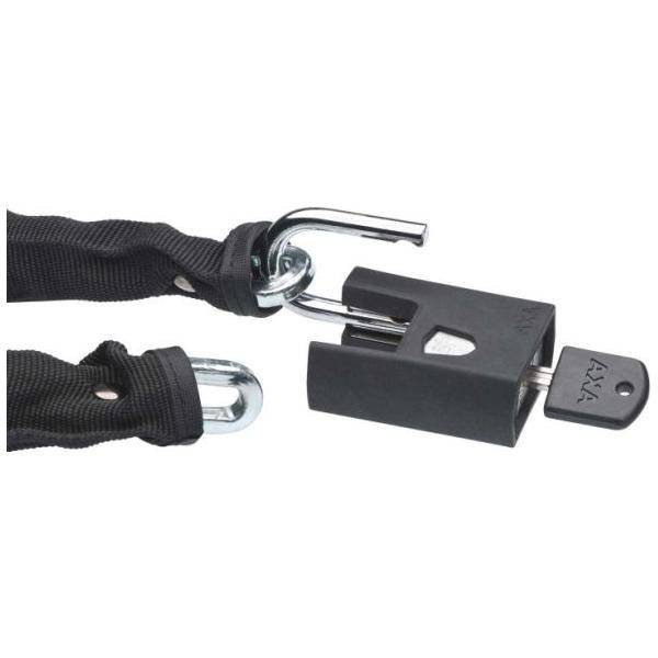 Axa Kettingslot Clinch+ 105 Cm / Ø7,5Mm - Zwart (Winkelverpakking) - Le coq wielerartikelen