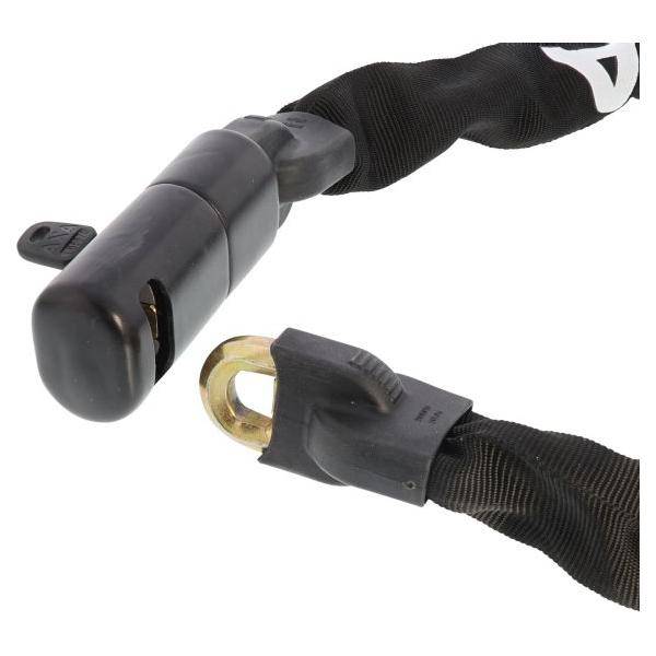 Axa Kettingslot Linq Pro 100Cm Ø10Mm Art3 - Zwart - Le coq wielerartikelen