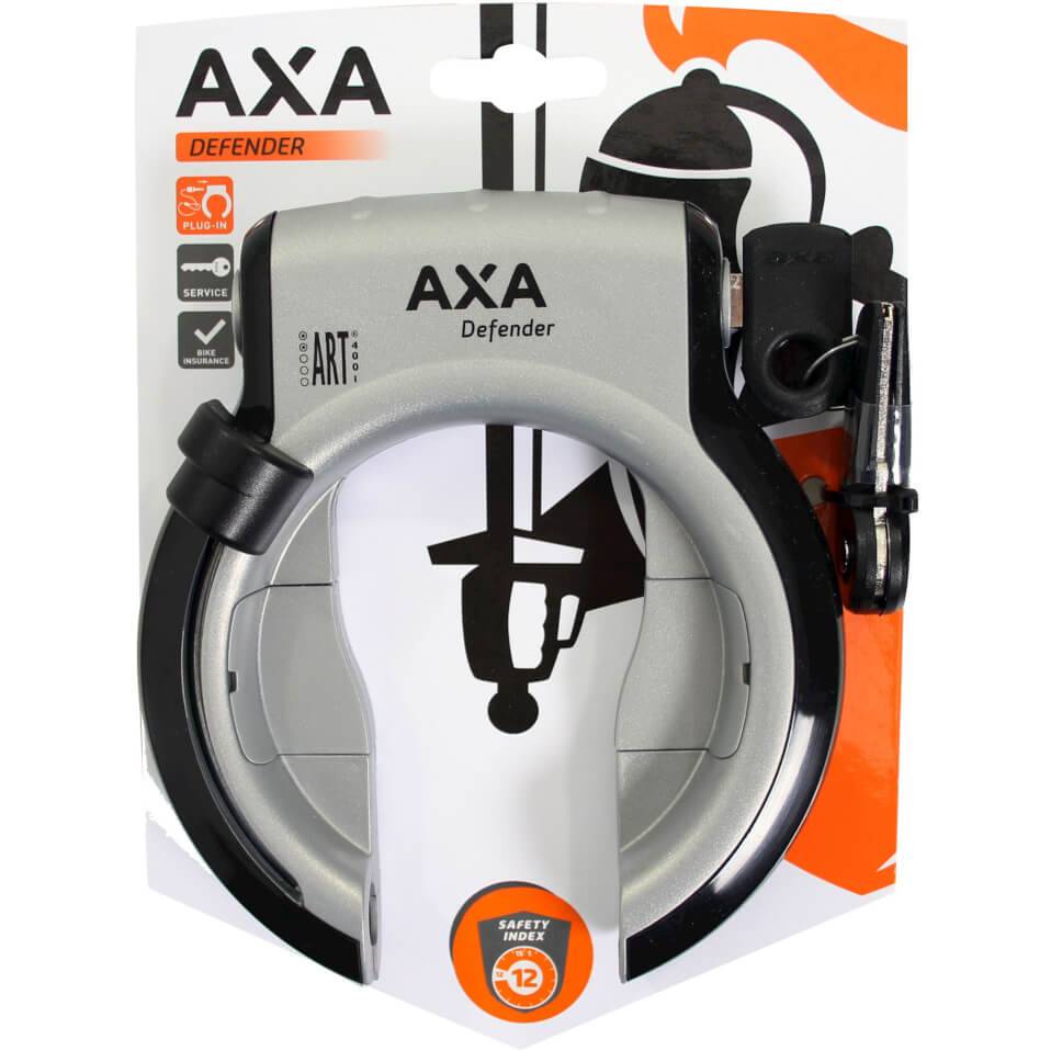 Axa Ringslot Defender - Grijs/Zwart (Op Kaart) - Le coq wielerartikelen