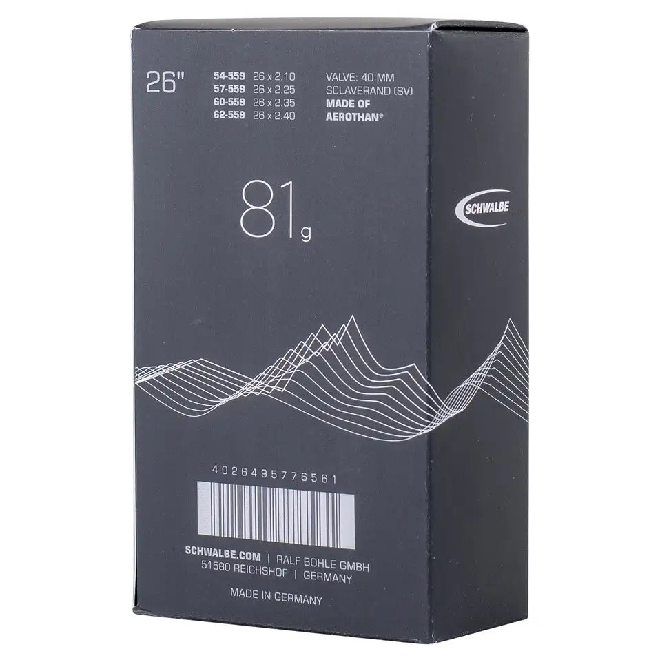 Binnenband 26" Schwalbe Aerothan SV13E 26x210-250 SV 40mm - Le Coq Wielerartikelen