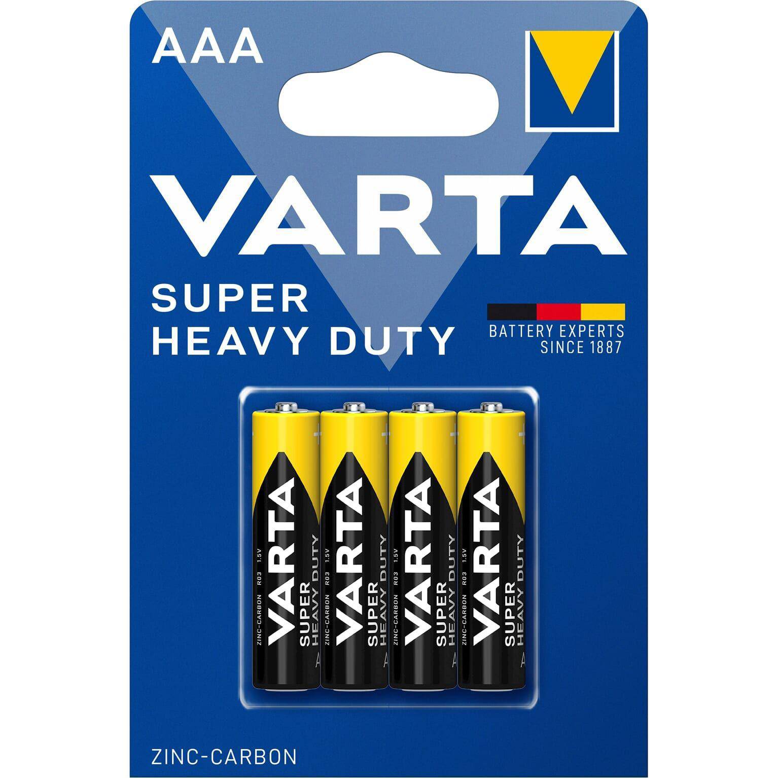 Varta Batterij R03 Aaa 1,5V Kaart (4) - Le Coq Wielerartikelen