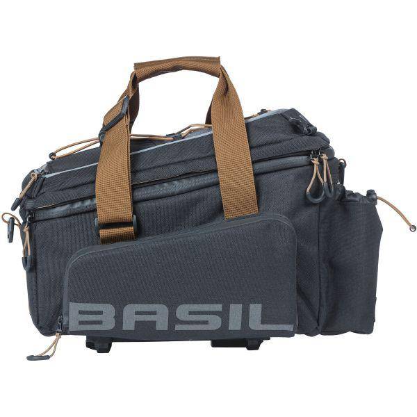 Basil Bagagedragertas Miles Xl Pro Mik 9-36 Liter 31 X 23 X 22 Cm - Zwart - Le coq wielerartikelen