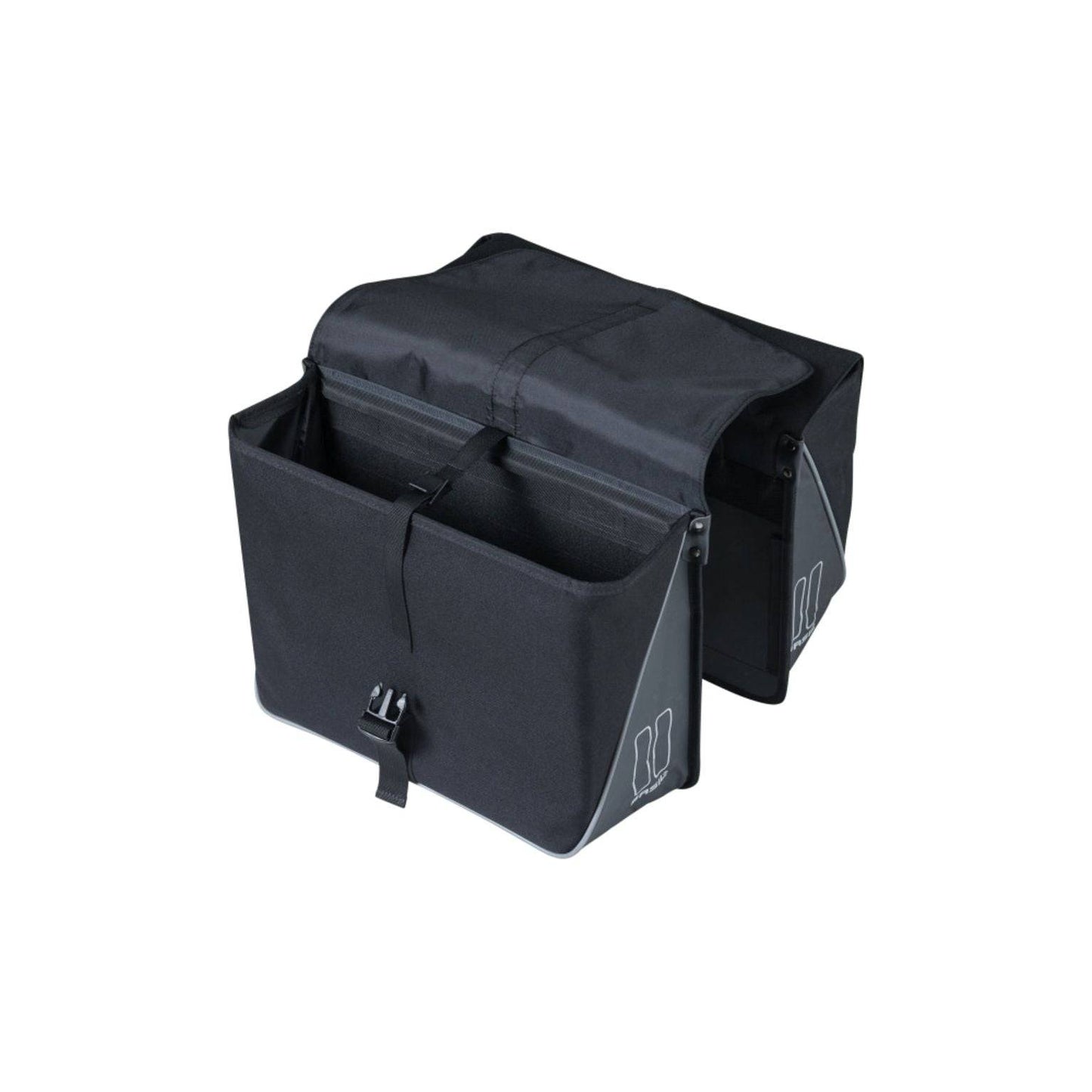 Basil Dubbele Fietstas Forte 35 Liter 41 X 15 X 34 Cm - Zwart - Le coq wielerartikelen