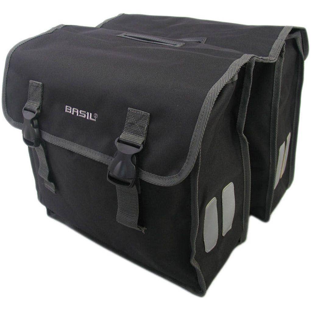 Basil Dubbele Fietstas Mara Xl 35 Liter 35 X 15 X 32 Cm - Zwart - Le coq wielerartikelen