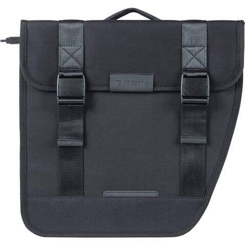 Basil Dubbele Fietstas Tour Mik 28 Liter 34 X 14 X 34 Cm - Zwart - Le coq wielerartikelen